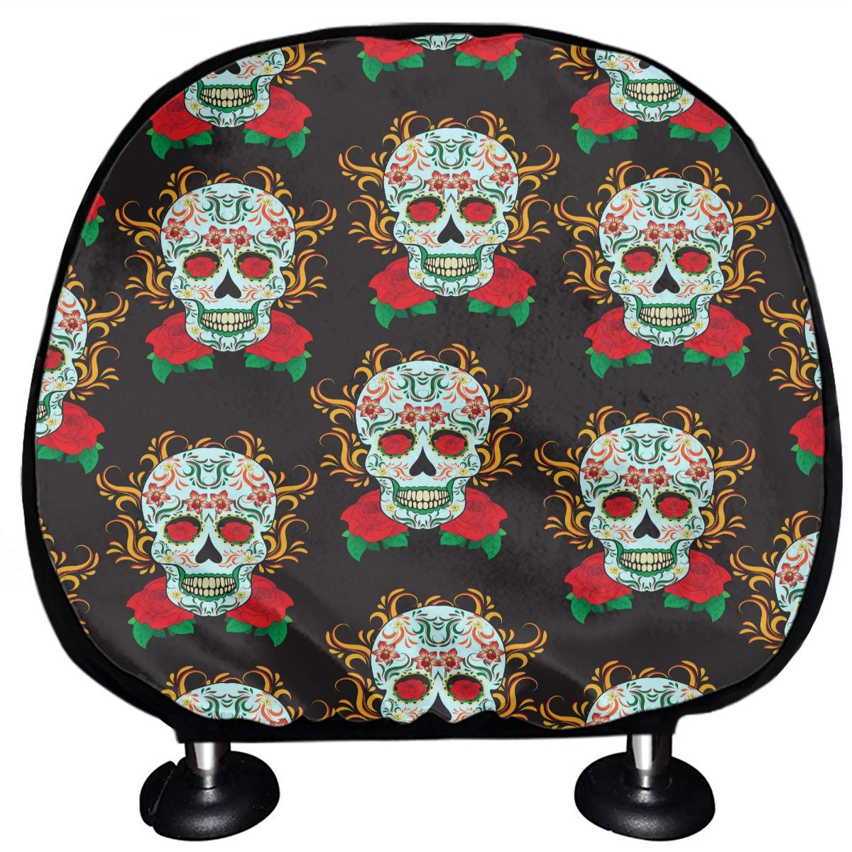 Headrest Cover for Car Seat Mexico Abatract Stylish Design