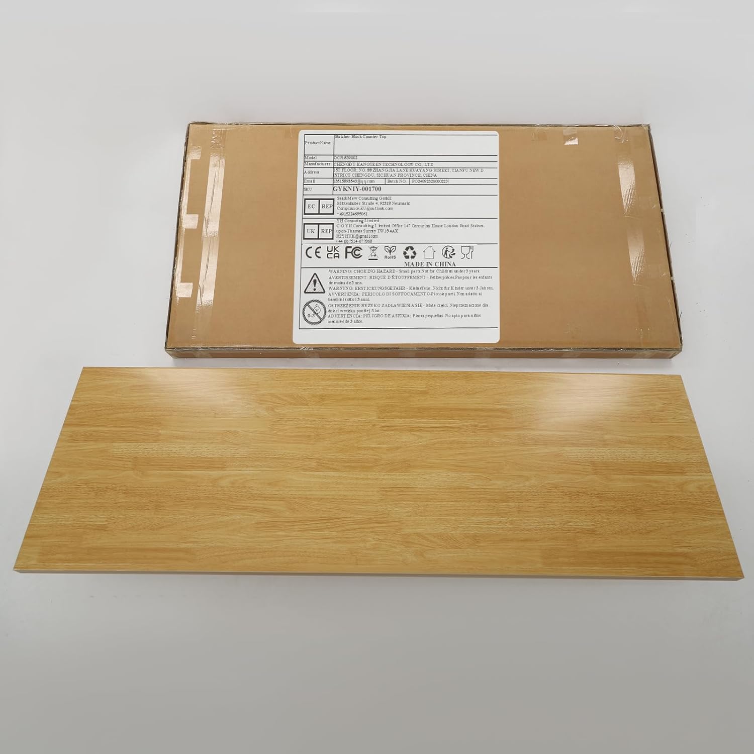 24x72 Solid Wood Table Top Butcher Block Countertop Work Bench Top Only for Cabinet, Coffee Table, Desk, Bar Table (24 * 72 * 1.5in)