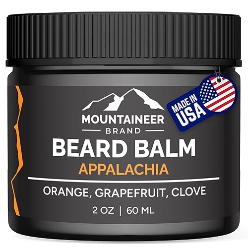 Miniatura 10 de Mountaineer Brand Bálsamo para barba para hombres  Acondicionador sin enjuague totalmente natural para hidratar la piel seca con picazón  La