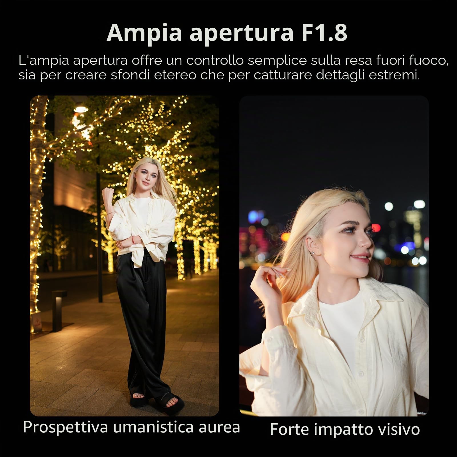 Meike Obiettivo grandangolare da 35 mm F1.8 Pro con messa a fuoco automatica STM Full Frame ad alta risoluzione 8K per ritratto Prime Lens compatibile con fotocamere Sony E Mount A7 A7III A7IV A7R