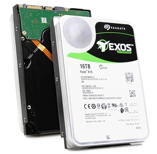 Seagate Exos X16 16TB Enterprise Hard Drive (Renewed)