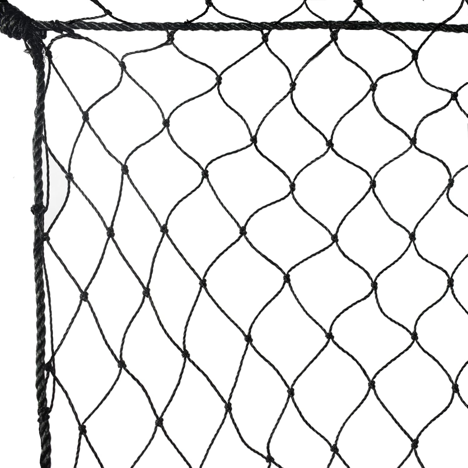 TNZMART Black Baseball Backstop Nets Baseball Practice Net Durable Sports Barrier Netting Batting Net for Baseball
