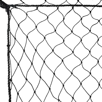 TNZMART Black Baseball Backstop Nets Baseball Practice Net Durable Sports Barrier Netting Batting Net for Baseball