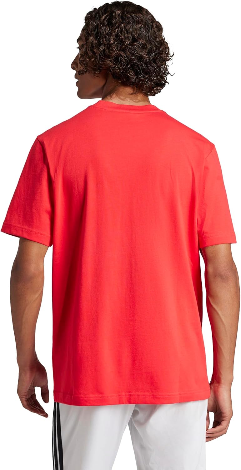 Adidas Mens Essentials Small Logo Single Jersey T-Shirt - Image 3