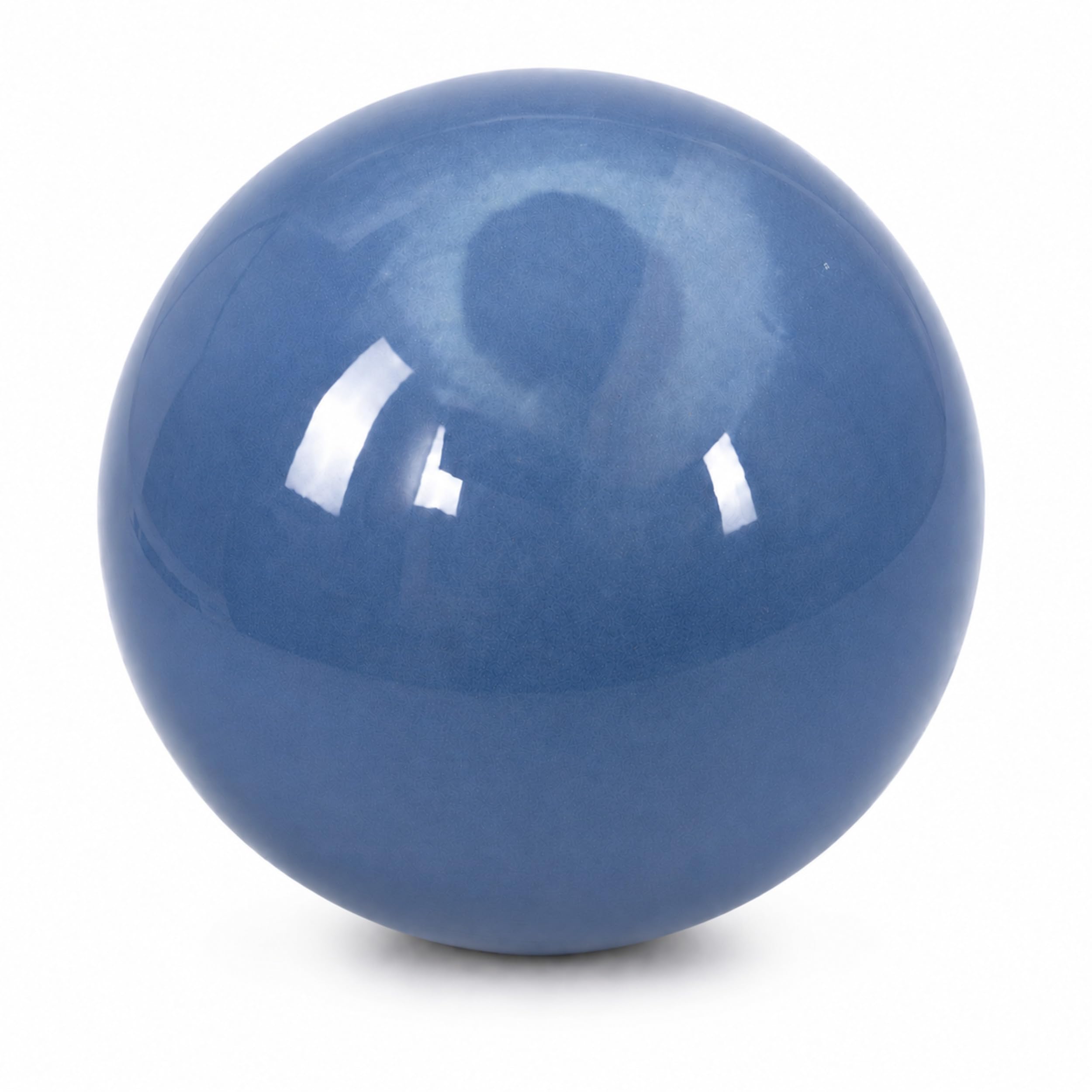 2nd Choice/B-Ware Ceramic Garden Ball with Flaws - Decorative Ball / Rose Ball in Various Sizes 20 cm, 30 cm, 40 cm and Colours (Blue 1, 20 cm)