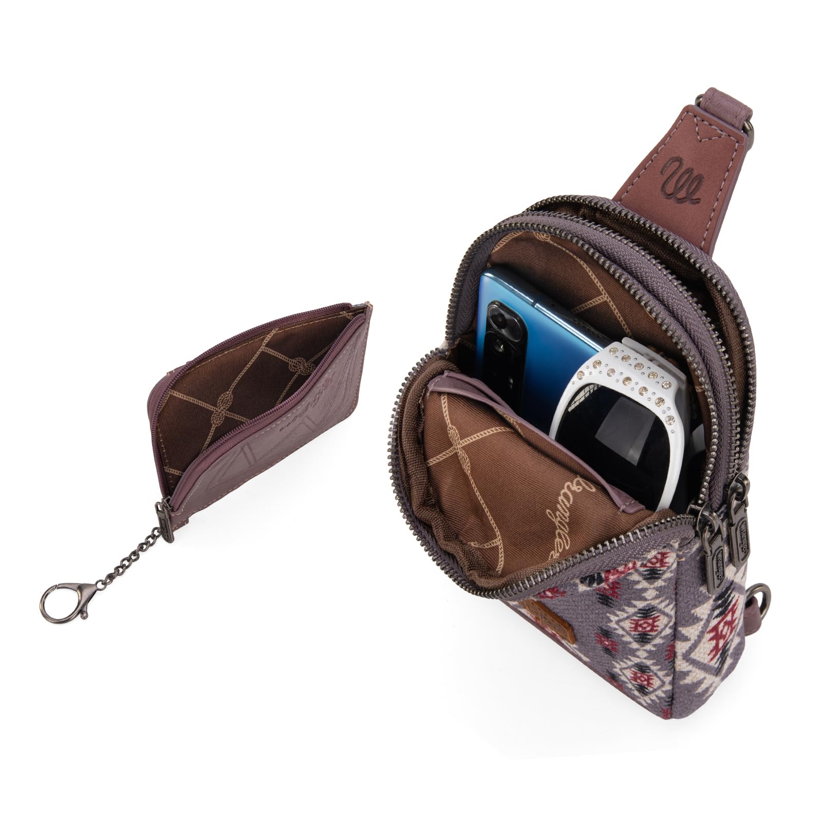 Wrangler Aztec Crossbody Sling Bags for Women Wallet Set | Sling, Bags