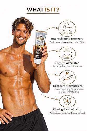 Miniatura 4 de Supre Tan Candy - Bronceador intenso intenso intenso con sabor a caramelo salado, mezcla oscura, 8.5 onzas