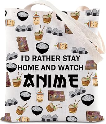Anime Merchandise Tote Bag Anime Enthusiast Gift Kawaii Japanese Manga Gift Anime Cartoon Gift Anime Character Gift