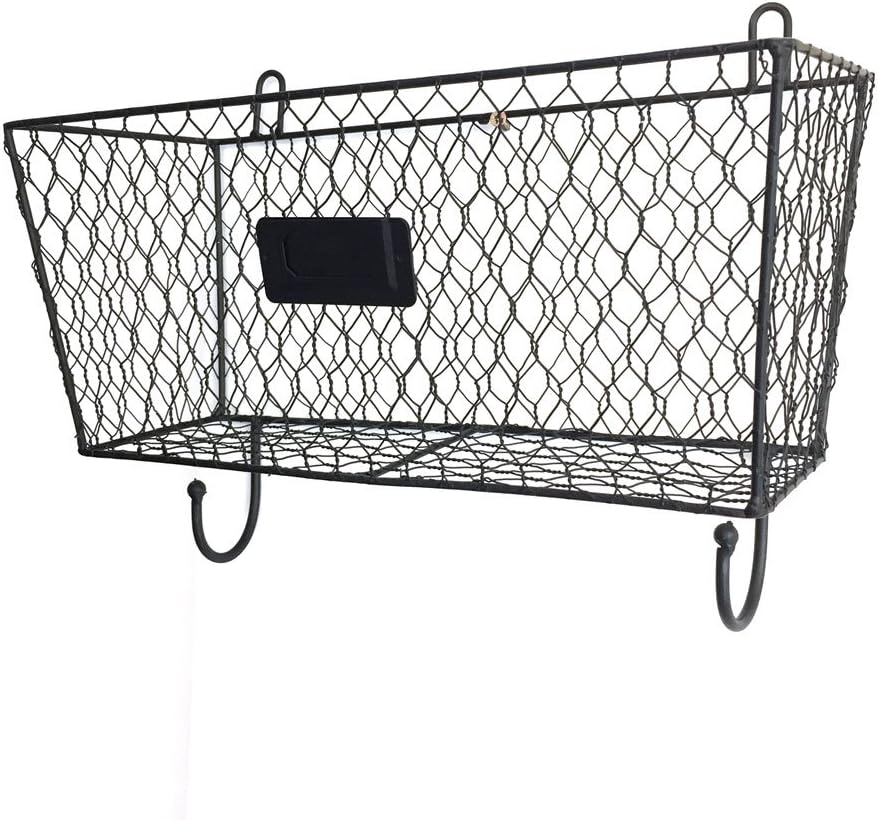Buy Wall Mounted Wire Hanging Basket, 3 Tier Metal Wall Storage Basket