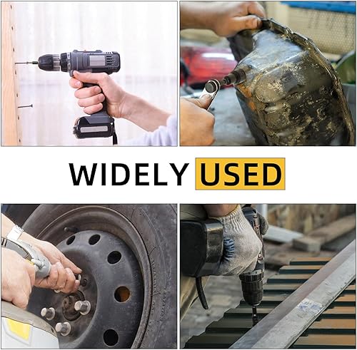 Miniatura 7 de Kit de destornillador de tuerca hexagonal magnética, juego de brocas de 33 piezas para taladro de impacto con extensión de broca y adaptador,