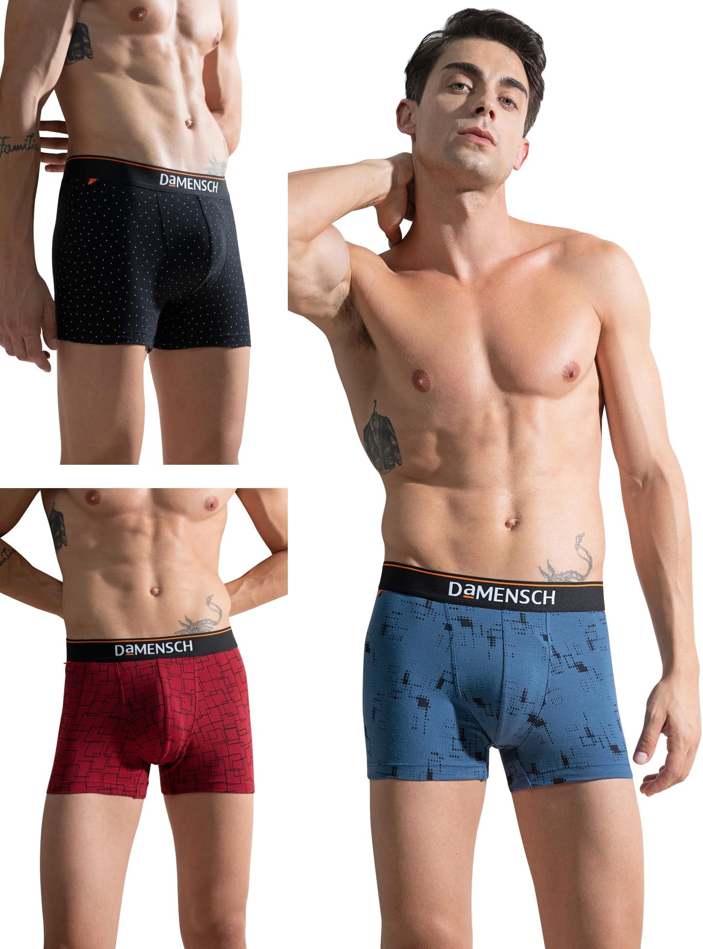Mens Deo-Cotton Printed Group 11 Underwear (pack of 3)