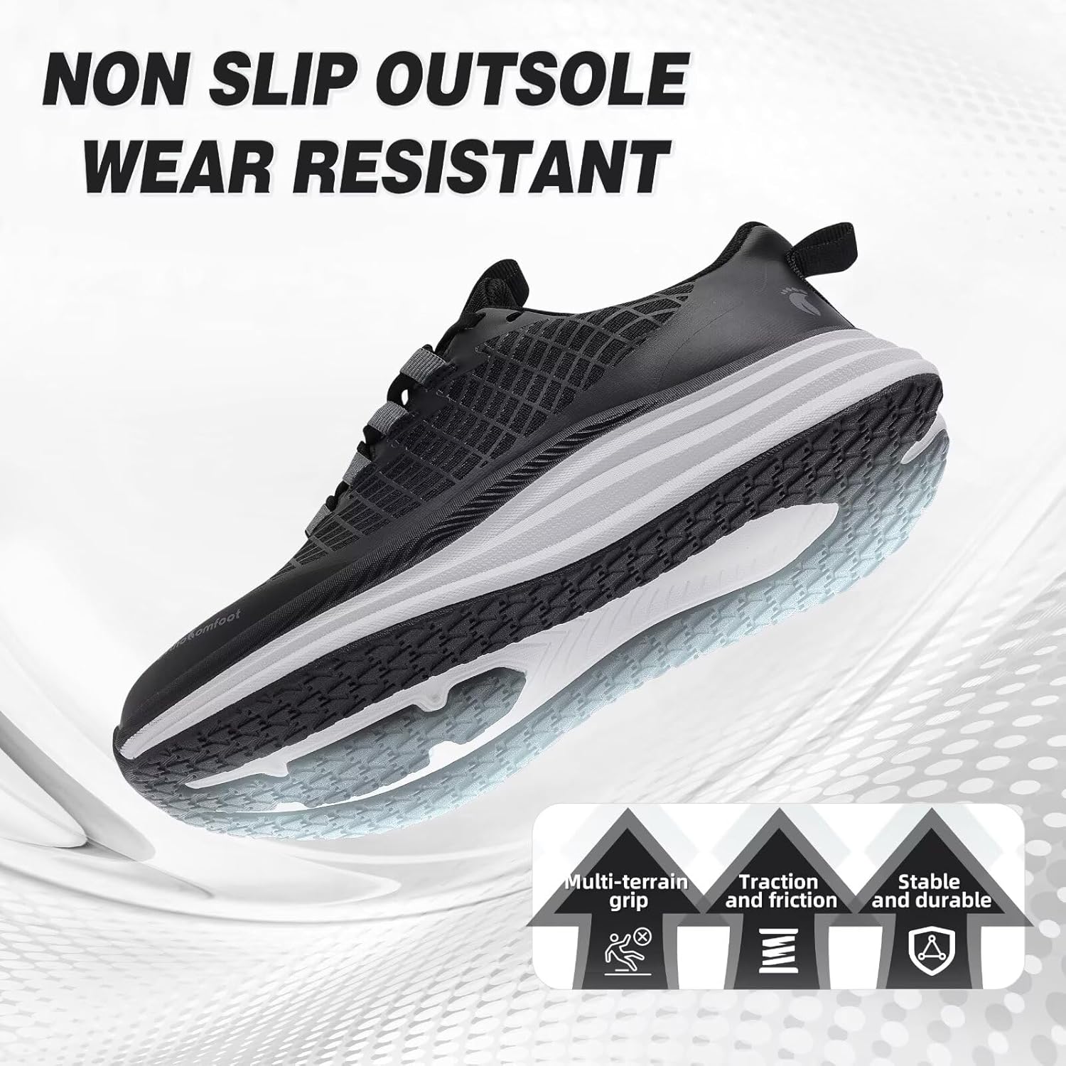 Women's Orthopedic Road Running Shoes: Comfortable Arch Support Plantar Fasciitis Flat Feet Orthotic Athletic Sneakers, Casual Tennis Outdoor Walking Exercise Shoes for Foot Heel and Pain Relief