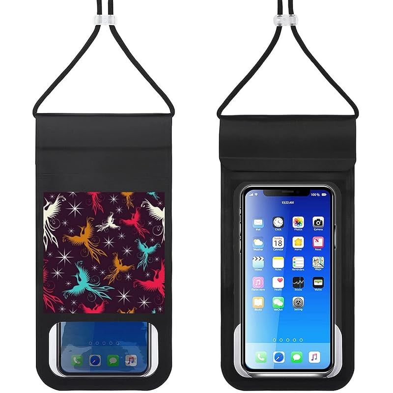 Eir フェニックスバーズ姿パターン 防水ケース スマホ用 Ipx8認定 携帯防水ケース 6 5インチ以下対応 携帯 防水ケース お風呂 雪 水泳 温泉 潜水 海 プール 雨など適用 Ebrahdid Godawaripowerispat Com