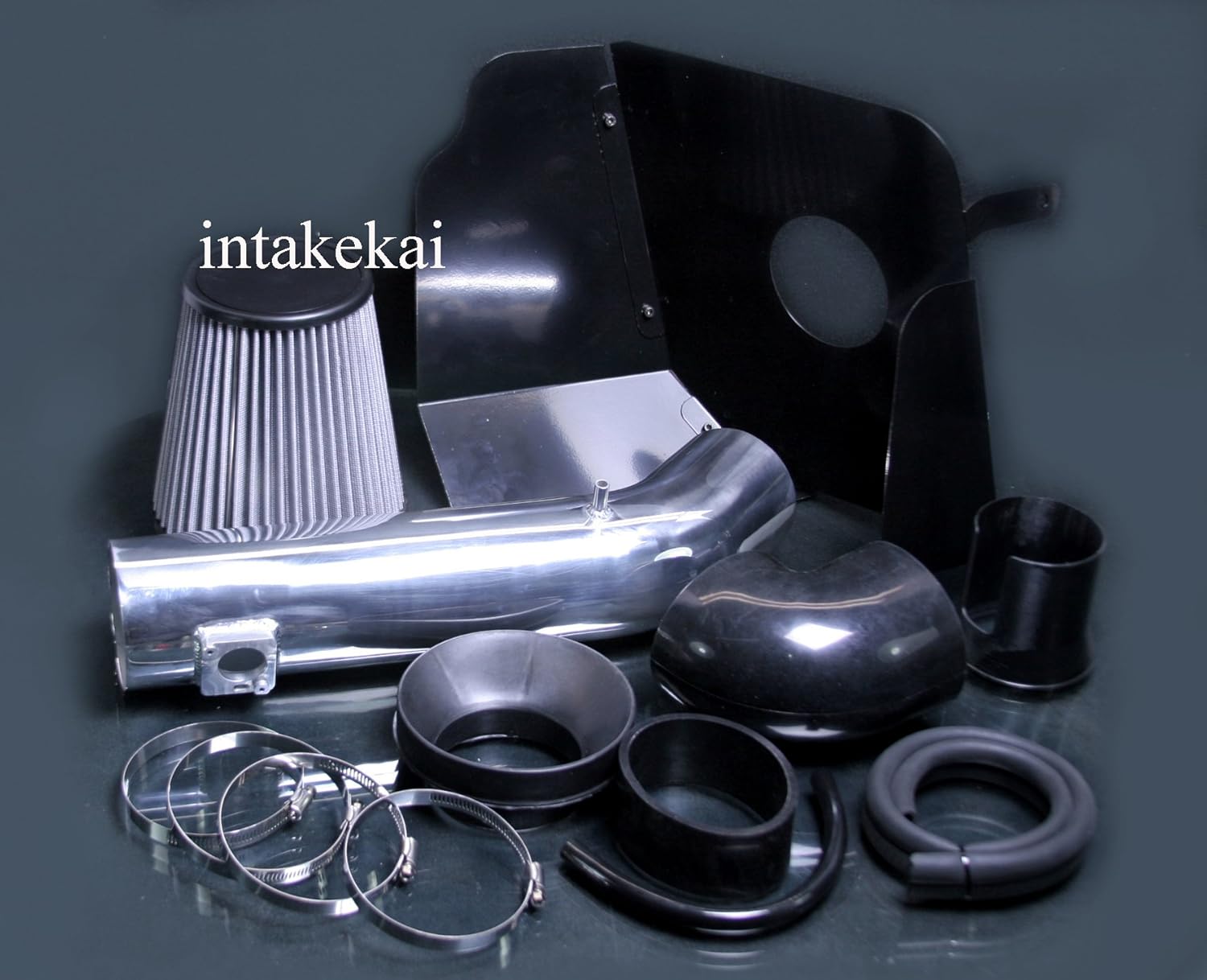 INTAKEKAI Performance Air Intake (Compatible with 2009-2014 GMC Sierra 1500/Sierra Denali/Yukon/Yukon Denali XL/Yukon XL 1500 MODELS) (BLACK)