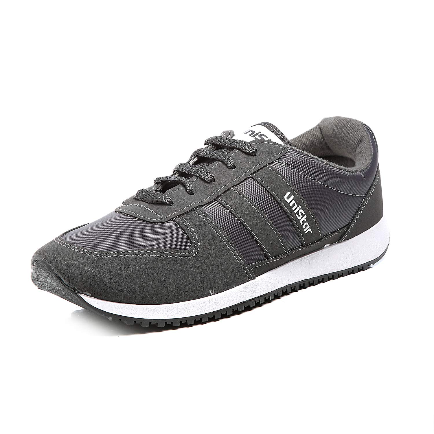 Unistar Performance Running and Walking Shoes | Narrow Toe | Lace-Up Shoes for Mens (Grey) (B01N15Q6P7) Amazon Price History, Amazon Price Tracker