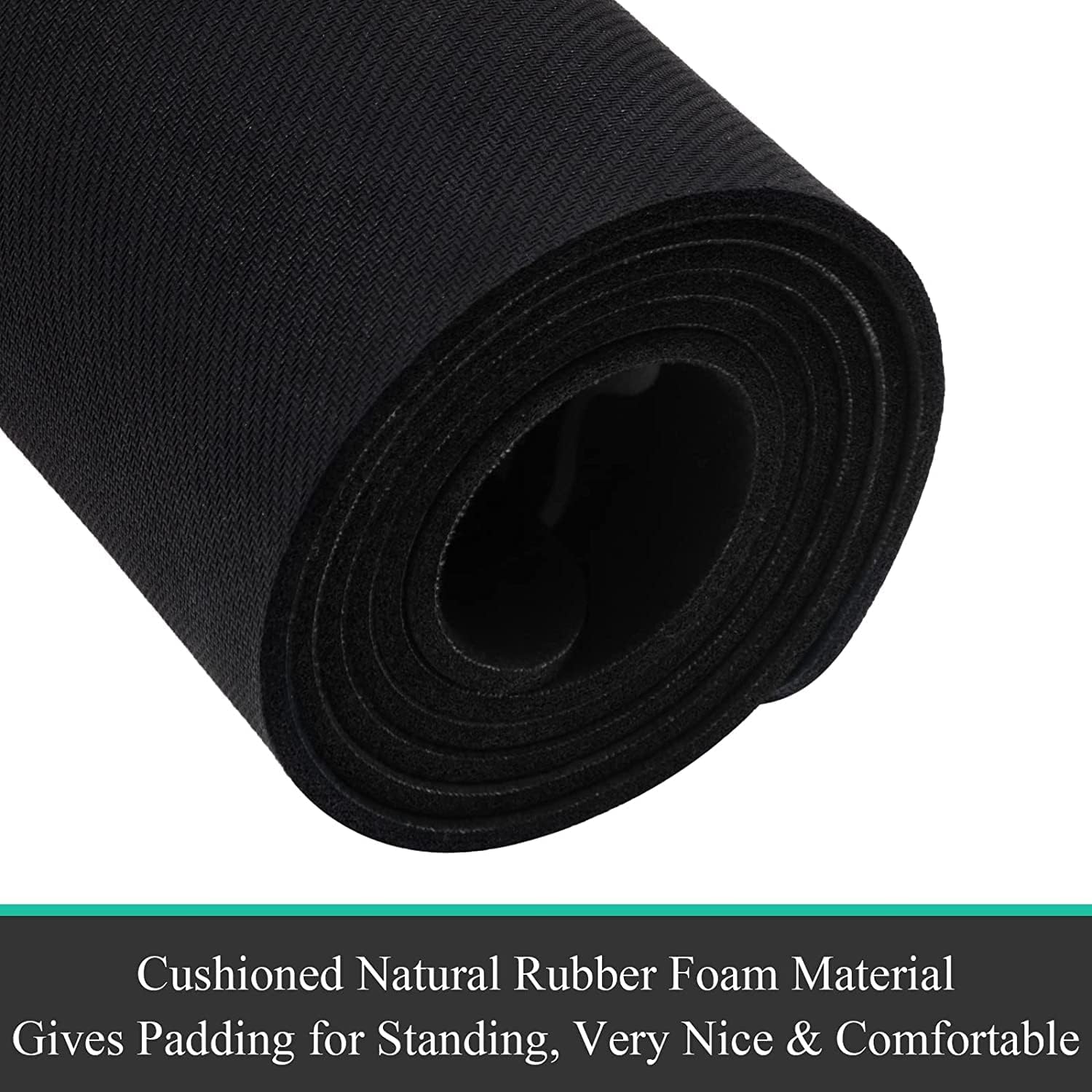 Pauwer Laundry Room Rug Runner 20"x60" Waterproof Rubber Laundry Mat Non Slip Kitchen Mats for Floor Washable Floor Mat Runner Rug for Farmhouse Mudroom Washroom Bathroom Decor