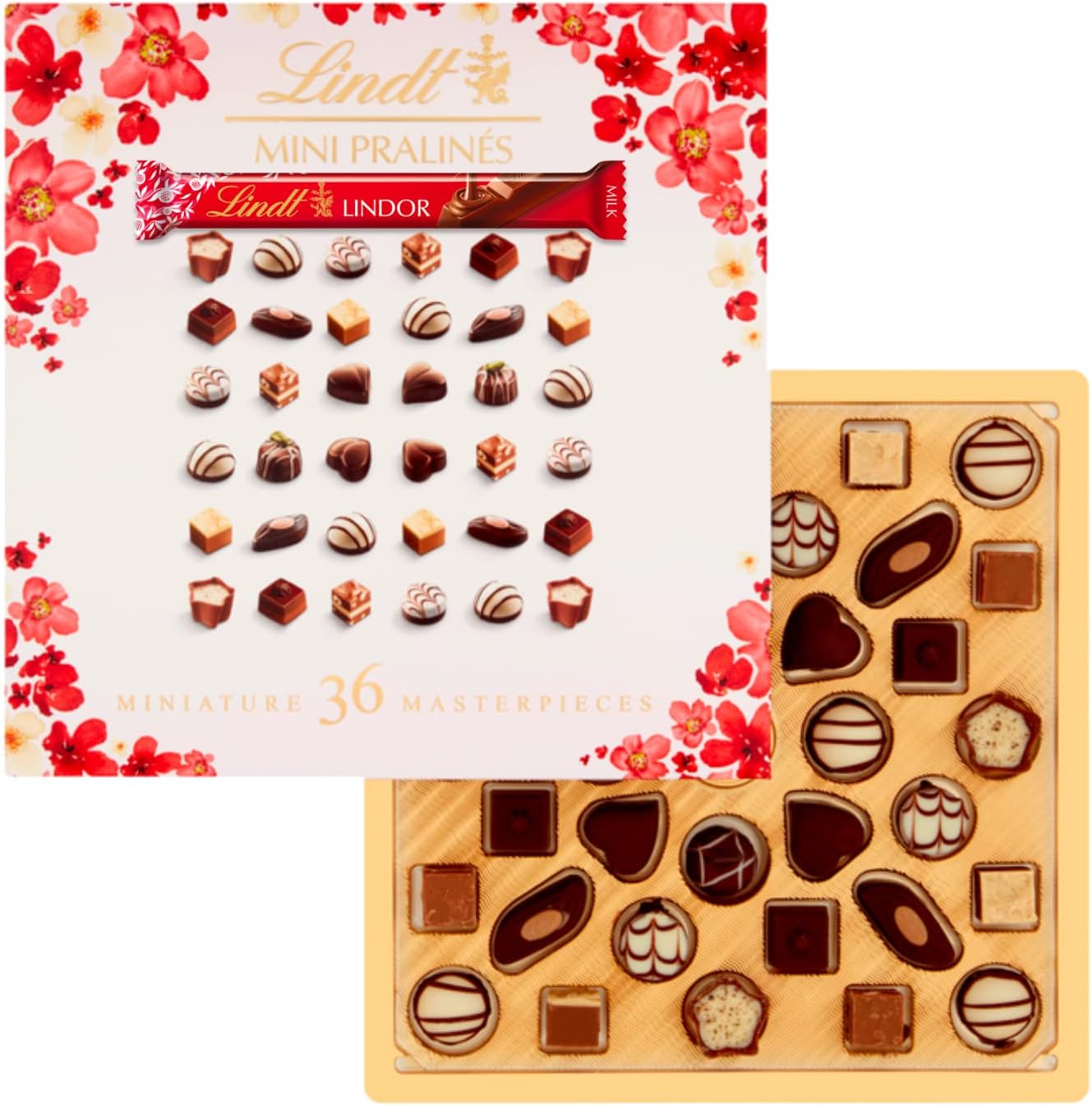 Lindts Mini Pralines Spring 36 Chocolate truffles & Lindor chocolate