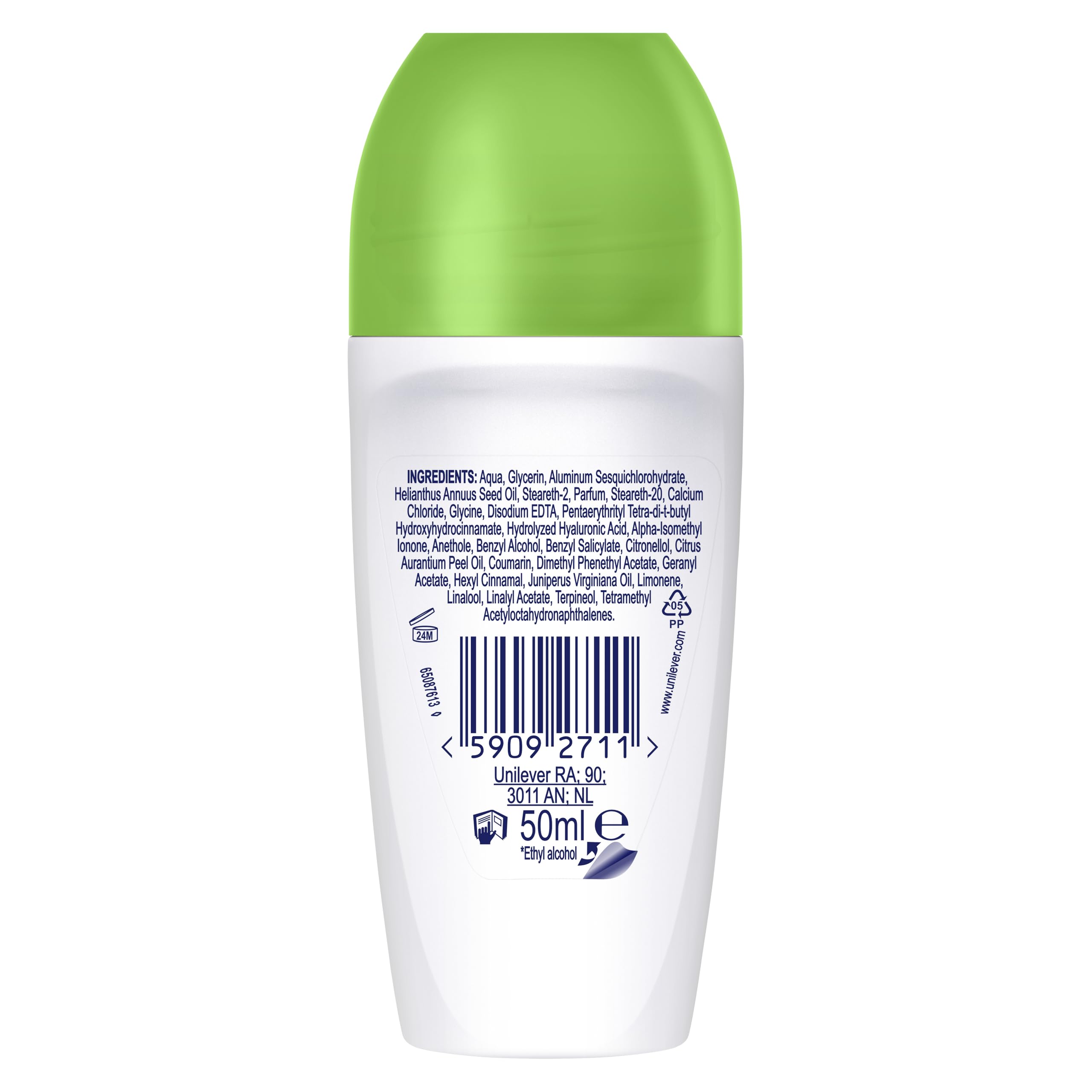 Dove Advanced Care Desodorante Roll-On Pepino Protección 72 horas desodorante antitranspirante 50ml