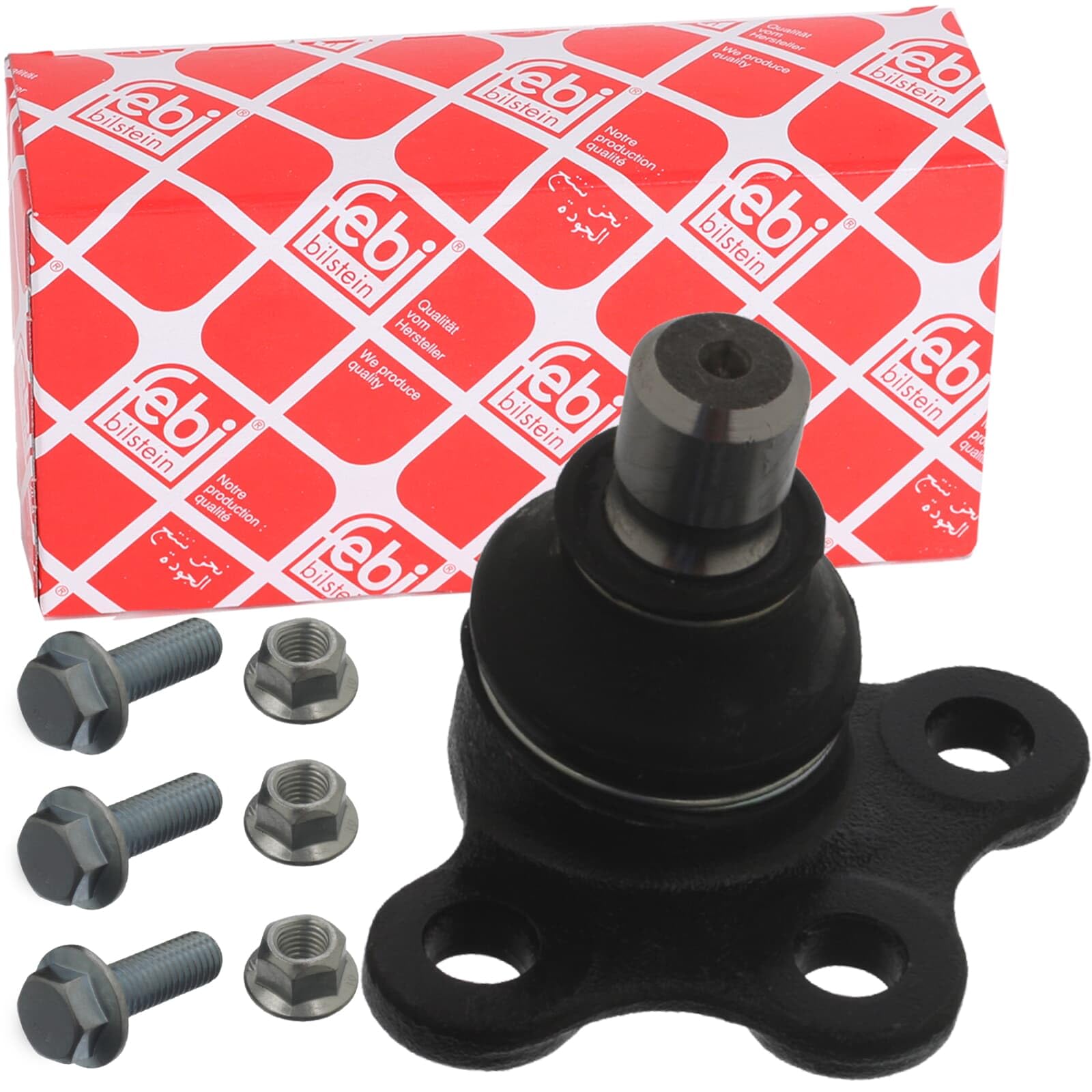 febi bilstein 22022 Ball Joint with additional parts, pack of one
