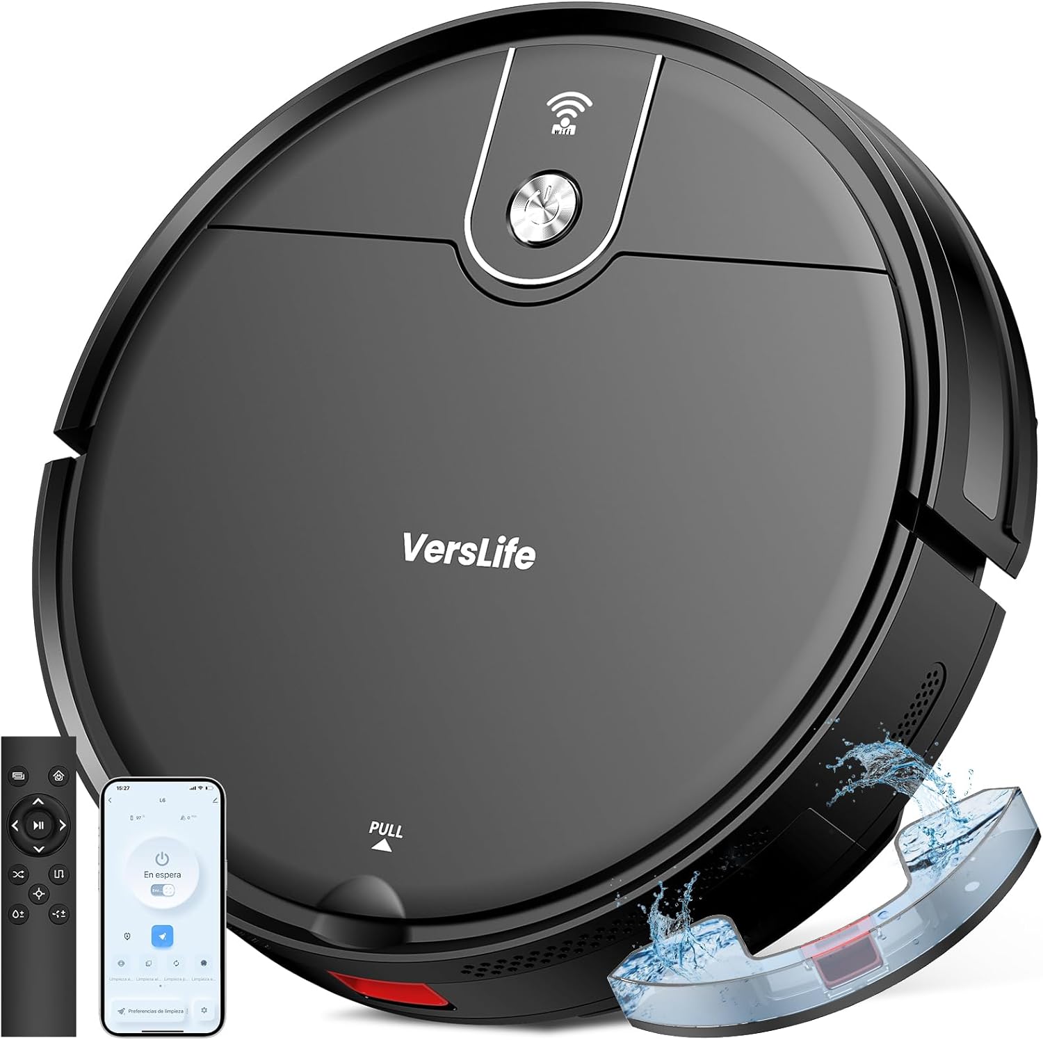 Verslife L6 robot aspirador y fregasuelos con múltiples modos