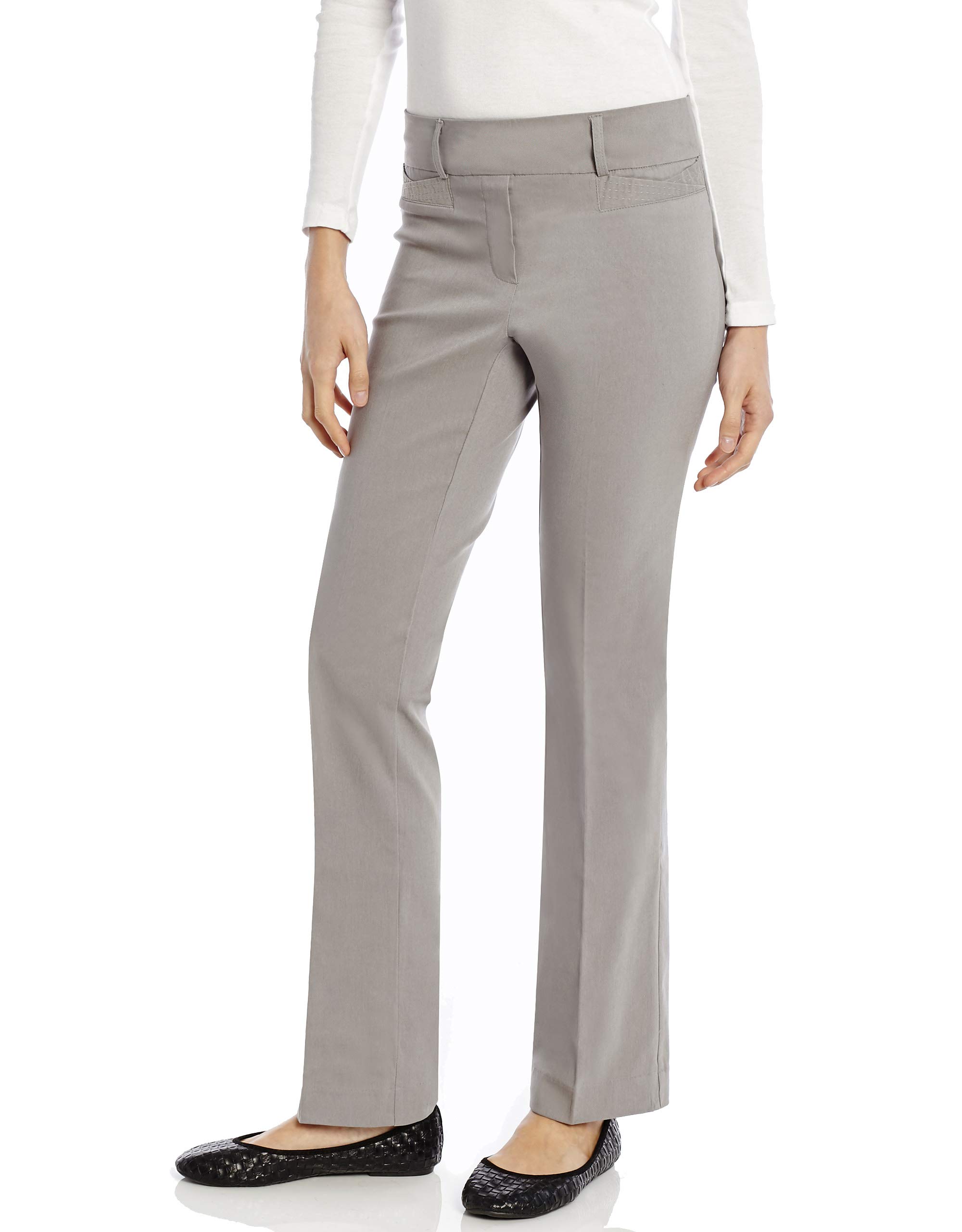 Leveret Women Boot Cut Pants 16 Silver