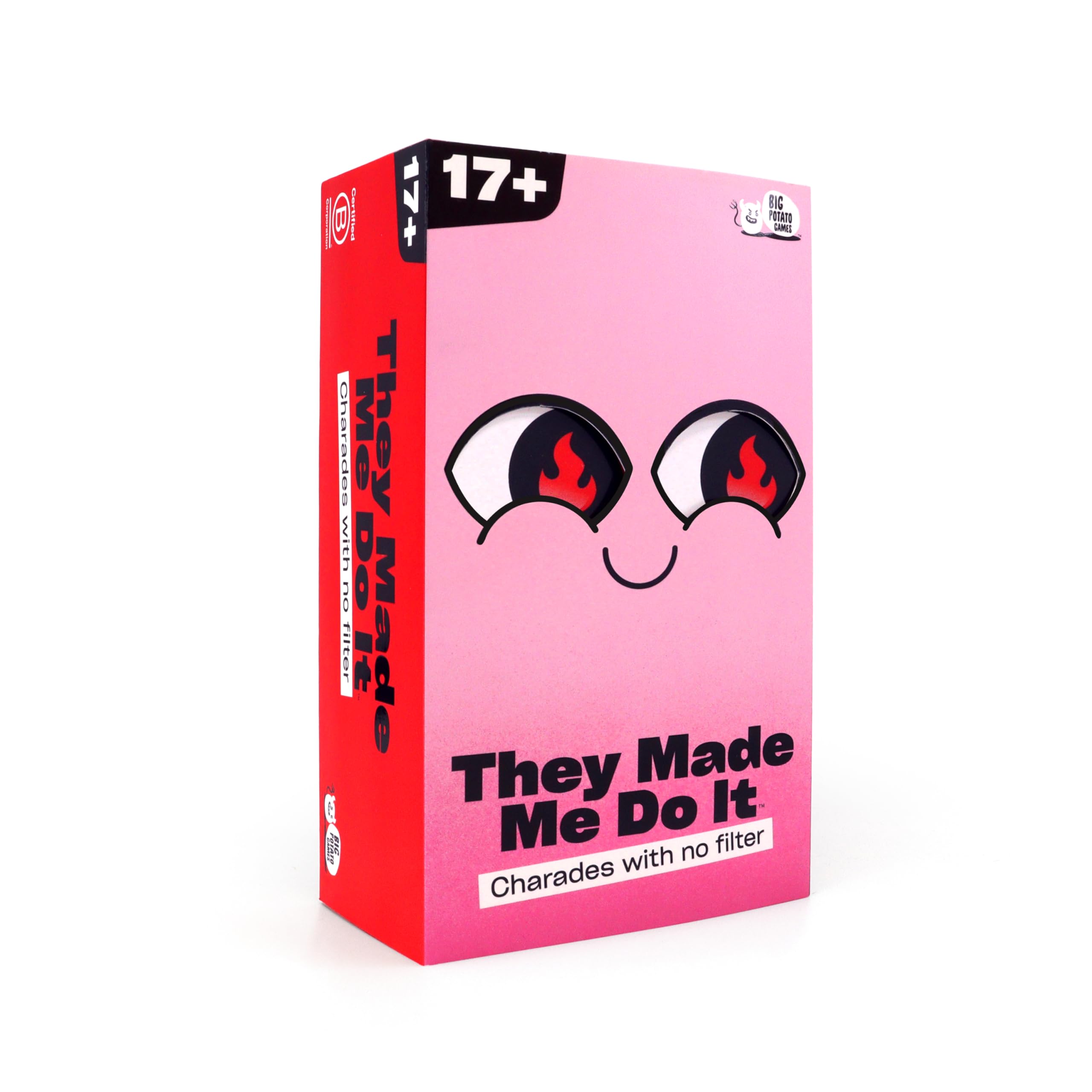 They Made Me Do It: Charades with No Filter | Hilarious New Party Game, Perfect for Game Nights with Friends | New Board Game 2026