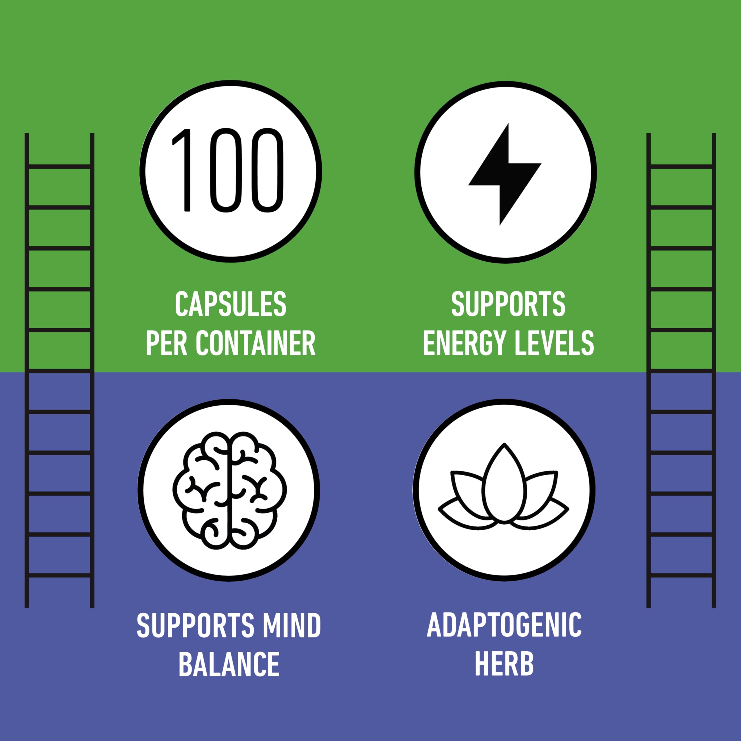Organic Ashwagandha Capsules - 100 Capsules 500mg Pure Organic Ashwagandha Supplement for Calming Support — Amazon image 8