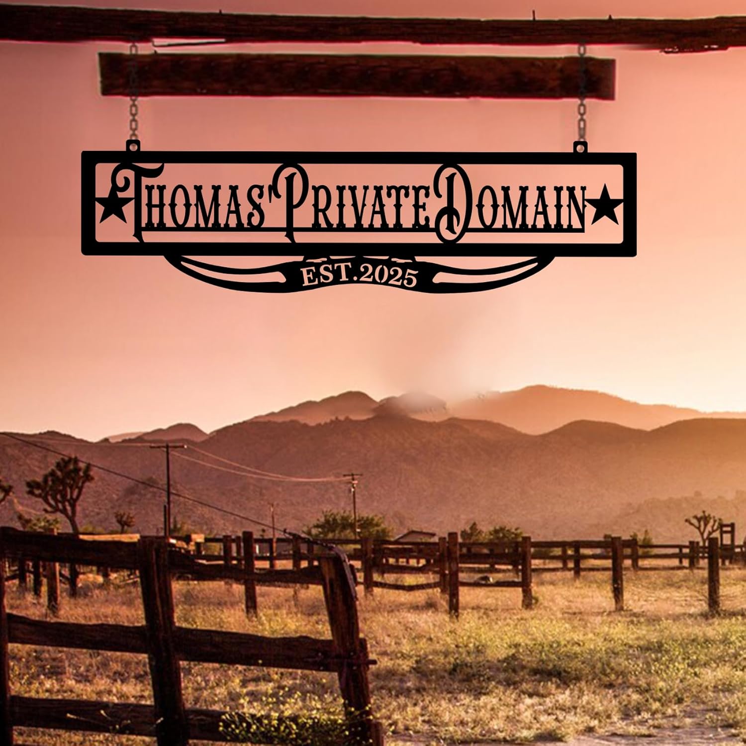 Custom Farm Sign Metal Ranch Sign Outdoor Metal Hanging Farm Signs Personalized Ranch Signs Custom Outdoor Hanging Sign for Farmhouse Decor and Gifts