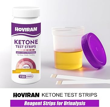 Ketone Test Strips, 150 ct Urine Tests for Ketosis Ketogenic Low-Carb Diet | Easy Monitor Ketosis, Keto Diet Tracker at Home, Results in 45 Seconds