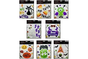 Fall Gel Clings - Spooky Haunted Forest Halloween Window Decorations