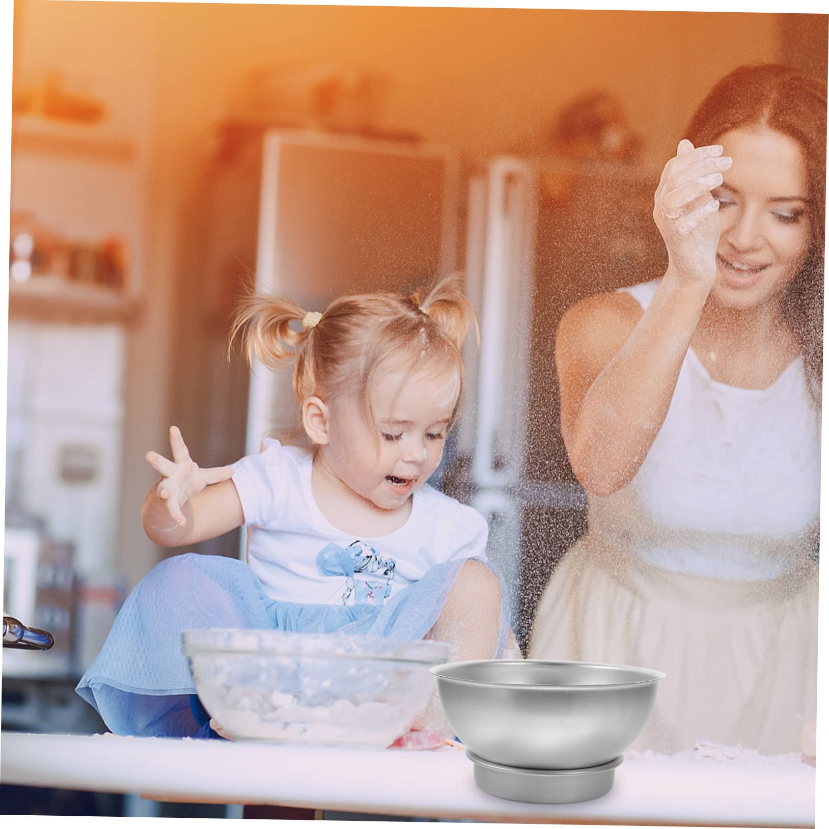 Ciieeo 2 Pack of Cake Supply Sturdy Aluminium Alloy Half Ball Shape Cake Moulds for Home Use