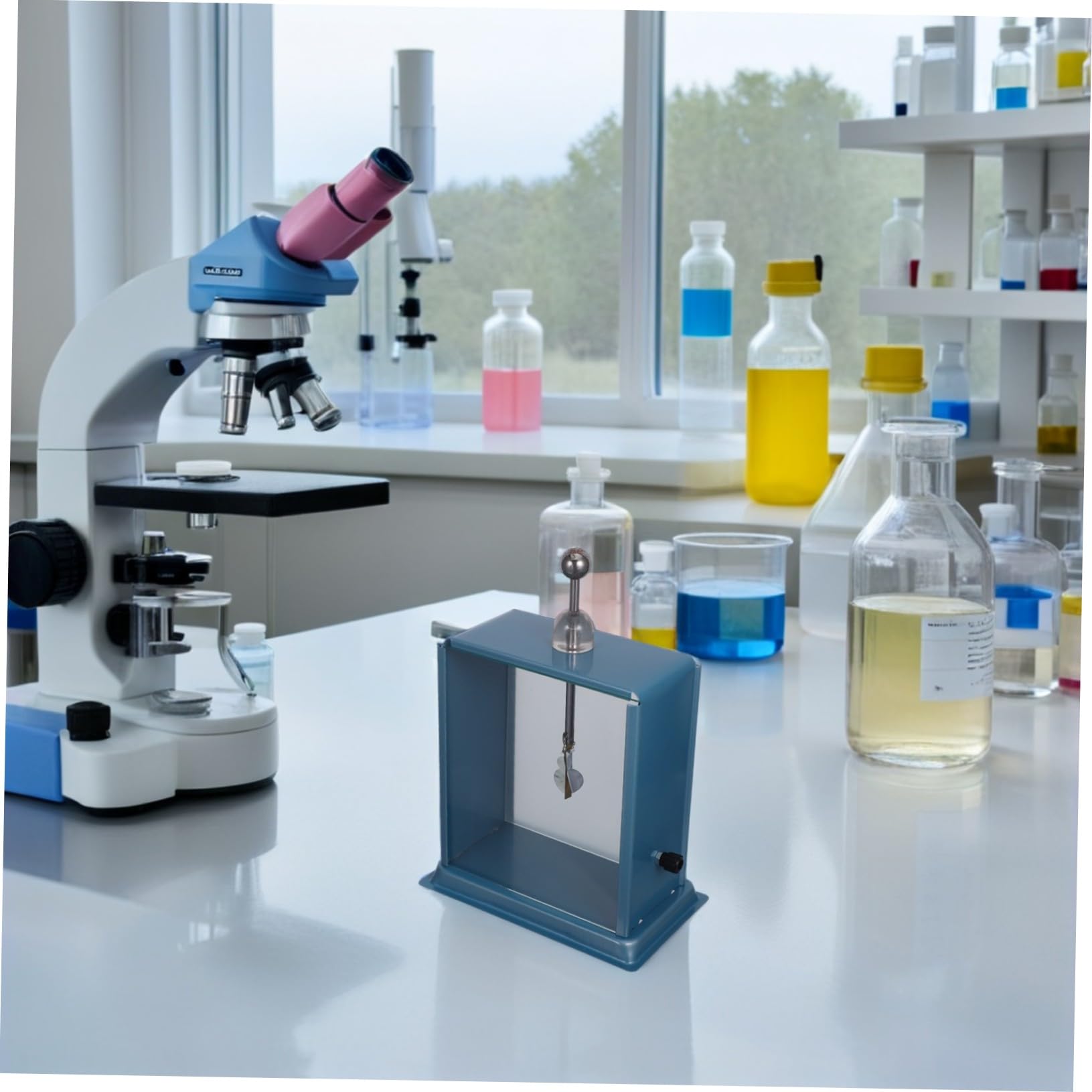 Zerodeko Electrómetro de Lámina de Hierro Medidor de Electricidad para Experimentos de Física Aulas Equipo Científico para Demostraciones de Cargas Estáticas