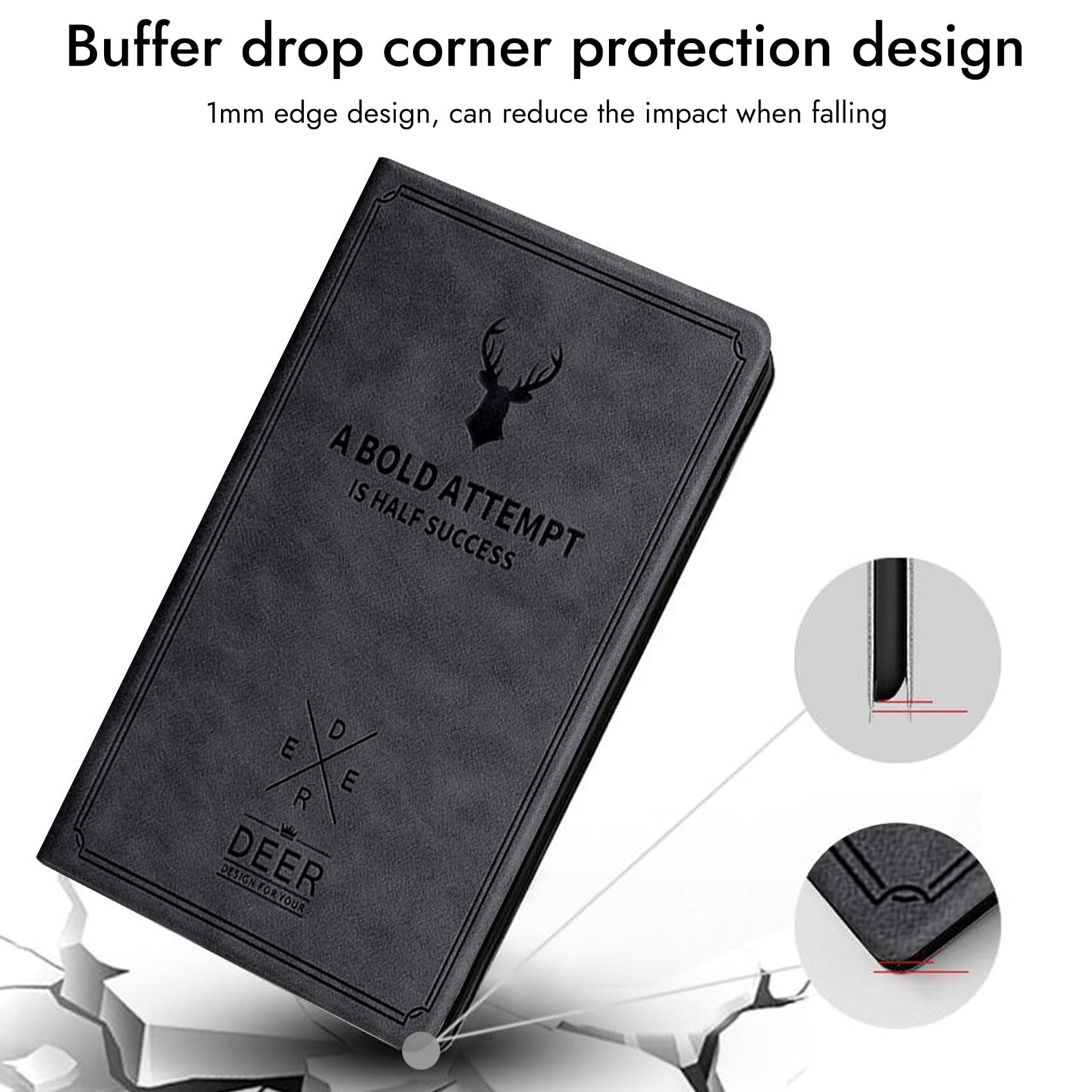 Robustrion Cover Case for OnePlus Pad 2 12.1 inch Cover, Deer Pattern Cover Case for OnePlus Pad 2 Cover with Pencil Holder 12.1 inch [Auto Sleep Wake Support] - Black — Amazon image 8