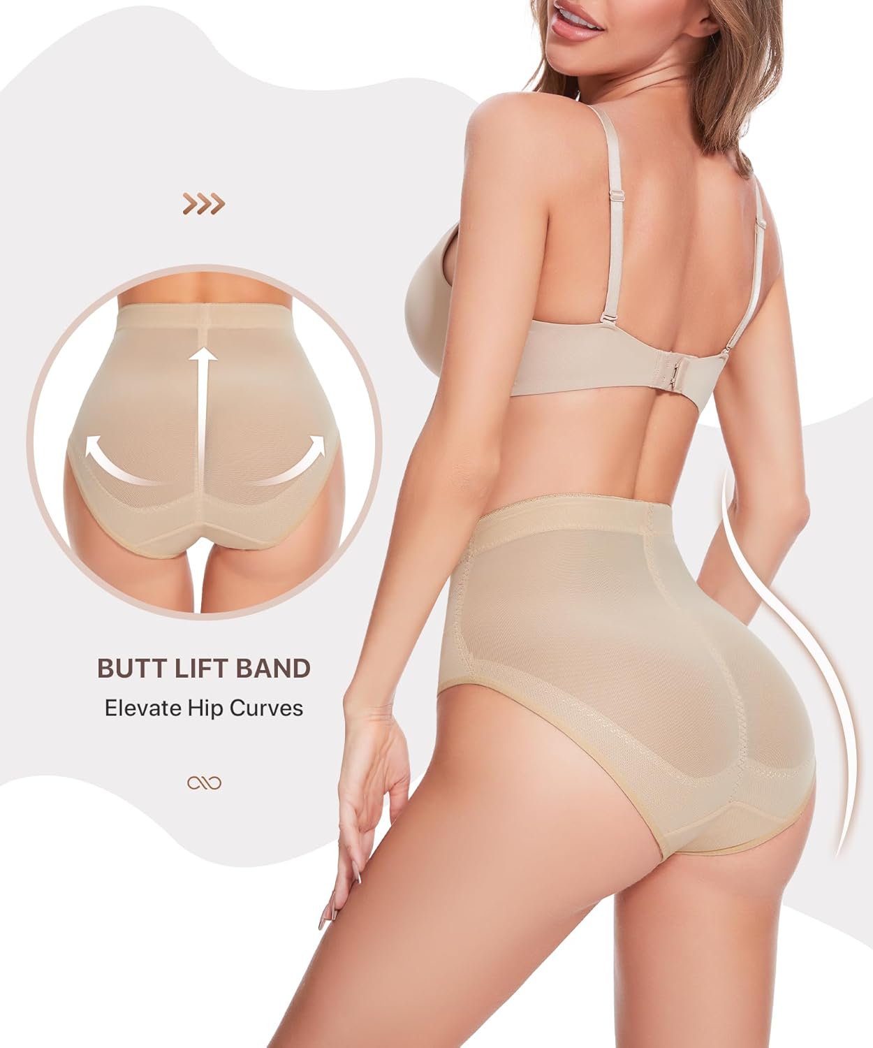 Shapewear Tummy Control Panties - Body Shaping Briefs Compression Underwear Low Rise Girdle Panty Shapewear for Women - Image 4