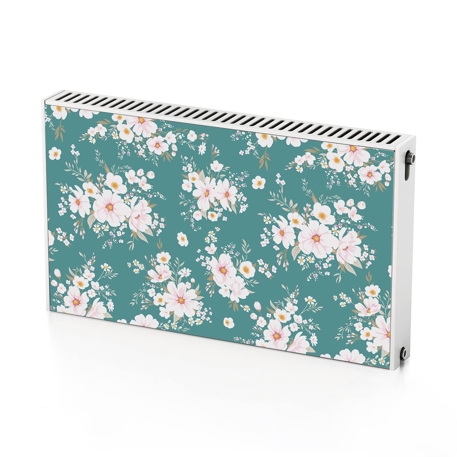 Autocollant de radiateur magnétique 100x60 cm au motif de fleurs de compilation Coloray
