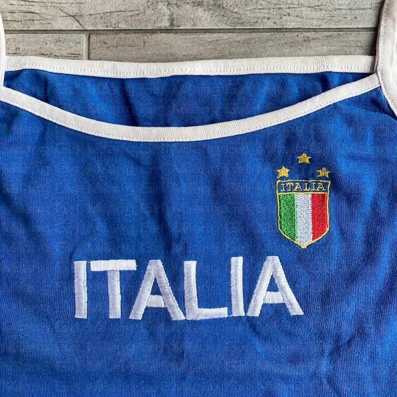 Vintage Graphic Baby Tees for Women Brazil Shirt Y2k Tops Mexico Crop Top Jersey 2000s Summer Going Out Tops - Image 5