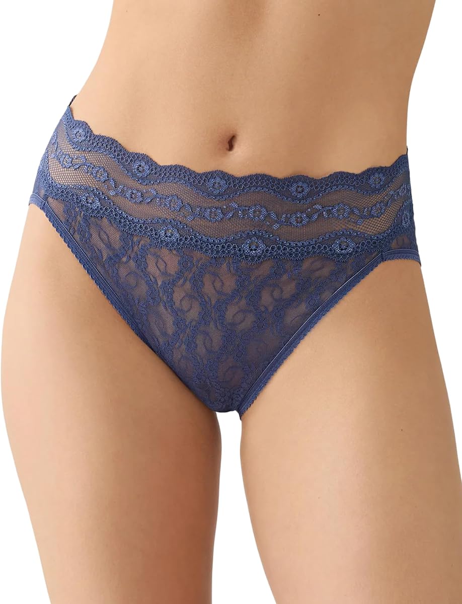 b.tempt'd by Wacoal Lace Kiss Bragas de cobertura completa para mujer, 978382