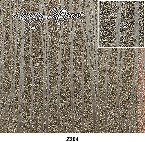 Brian Yates Vermiculite/Mica Stones Z-Range Pattern Wallpaper |Wall Paper Covering Interior Walls of Kitchen, Bedroom & Bathroom |Brown Zebra Z204, 1800 x 91 cm (Roll)
