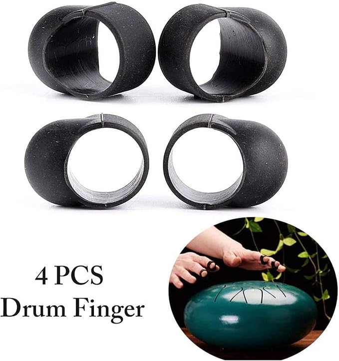 Kit de 11 fundas para dedos y accesorios para Steel Tongue Drum miniatura 5