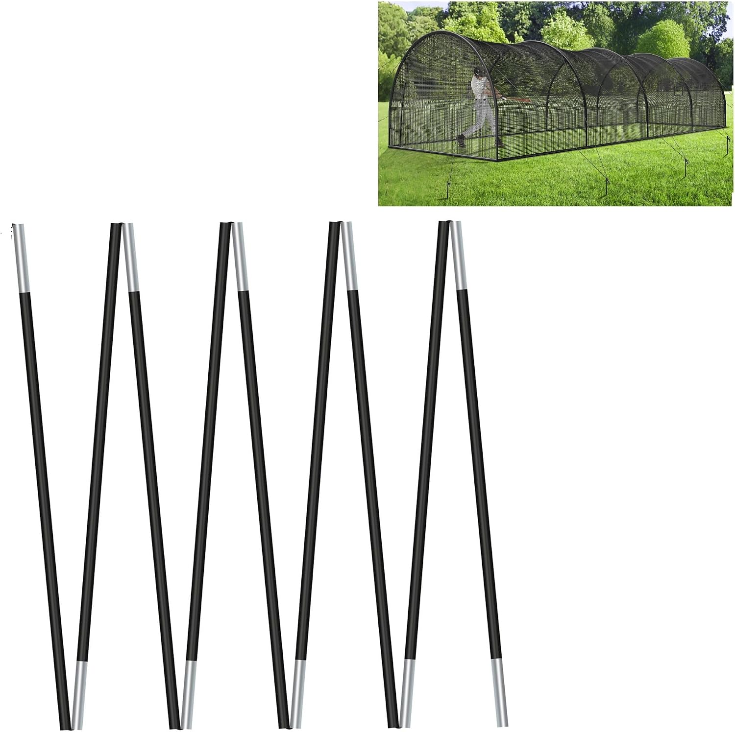 Replacement Pole for 40ft Batting Cage