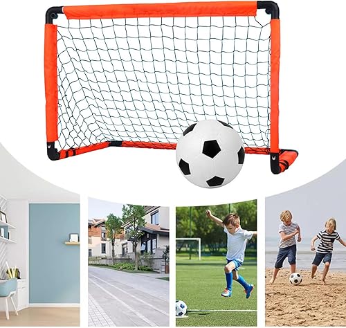 Miniatura 2 de Portable Soccer Ball Net Soccer Goal Foldable Football Goals Kids Sports Training Equipment and Adults