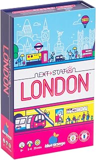 Blue Orange | Next Station - London | Board Game | Ages 8+ | 1-4 Players | 25 Minutes Playing Time