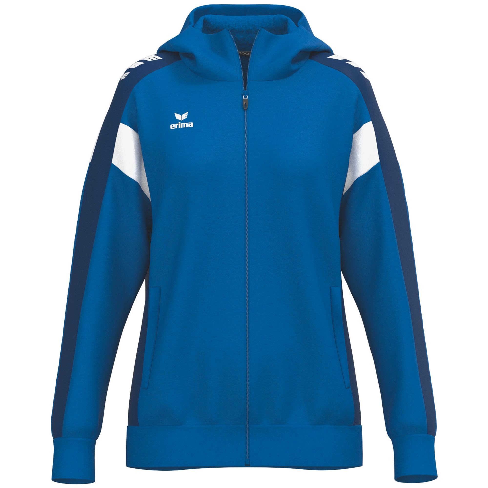 Erima Women's Celebrate 125 Training Jacket With hood (1032537), new royal/new navy, 36