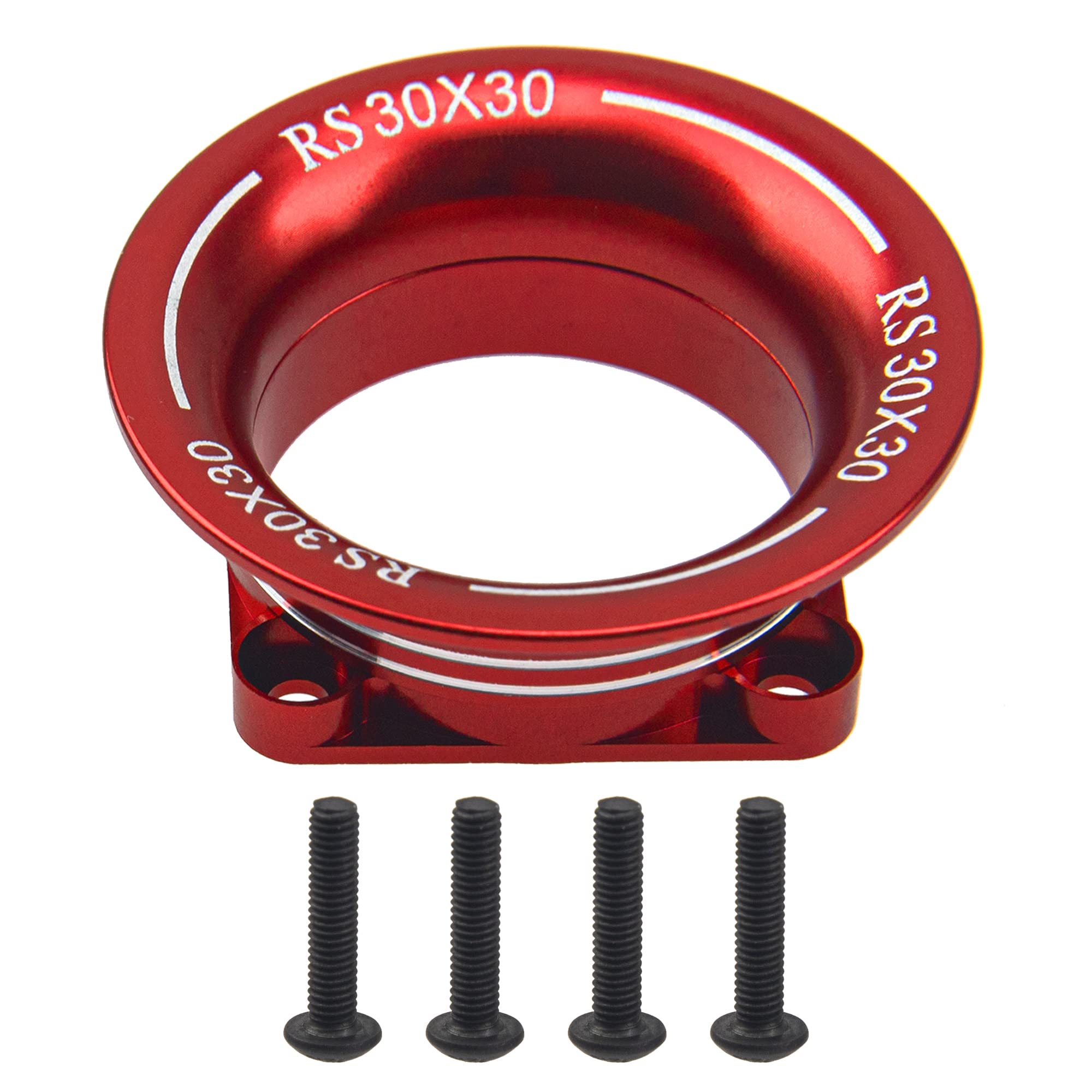 VgoohobbyMetal Motor ESC Cooling Fan Cover Air Inlet Channel 3010 for 30mm×30mm 540 550 Motor Fan Compatible with 1/8 1/10 1/12 RC Car Truck (Red)