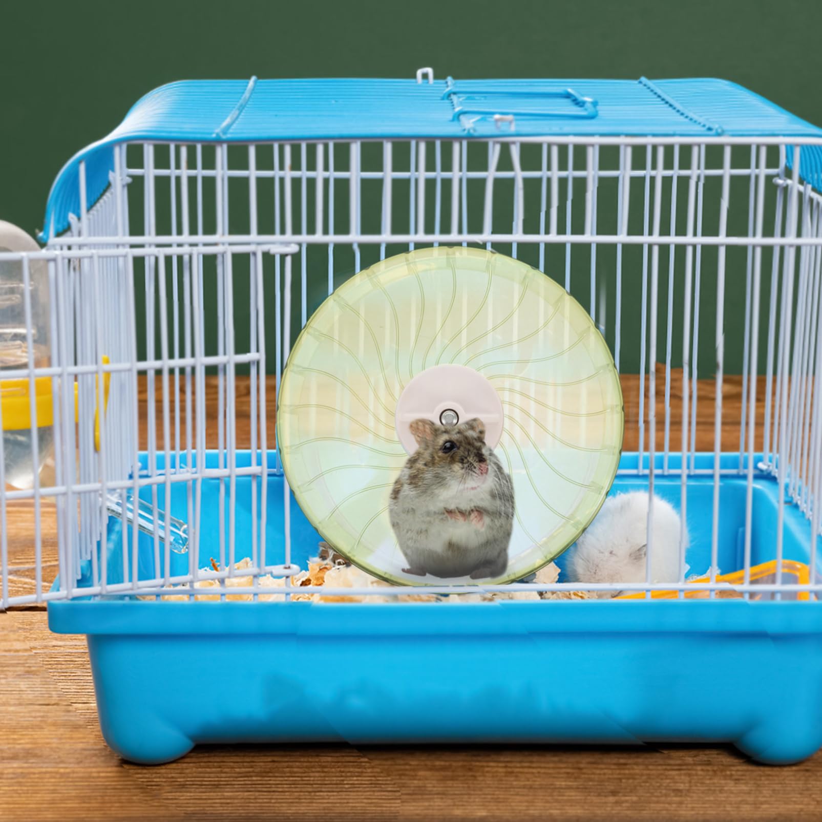 BESPORTBLE 4piezas Rueda De Ejercicio Silenciosa para Hámster Juguete De Correr De Plástico para Pequeñas Mascotas como Ardillas y Erizos Diseño Resistente y Duradero para Decoración De