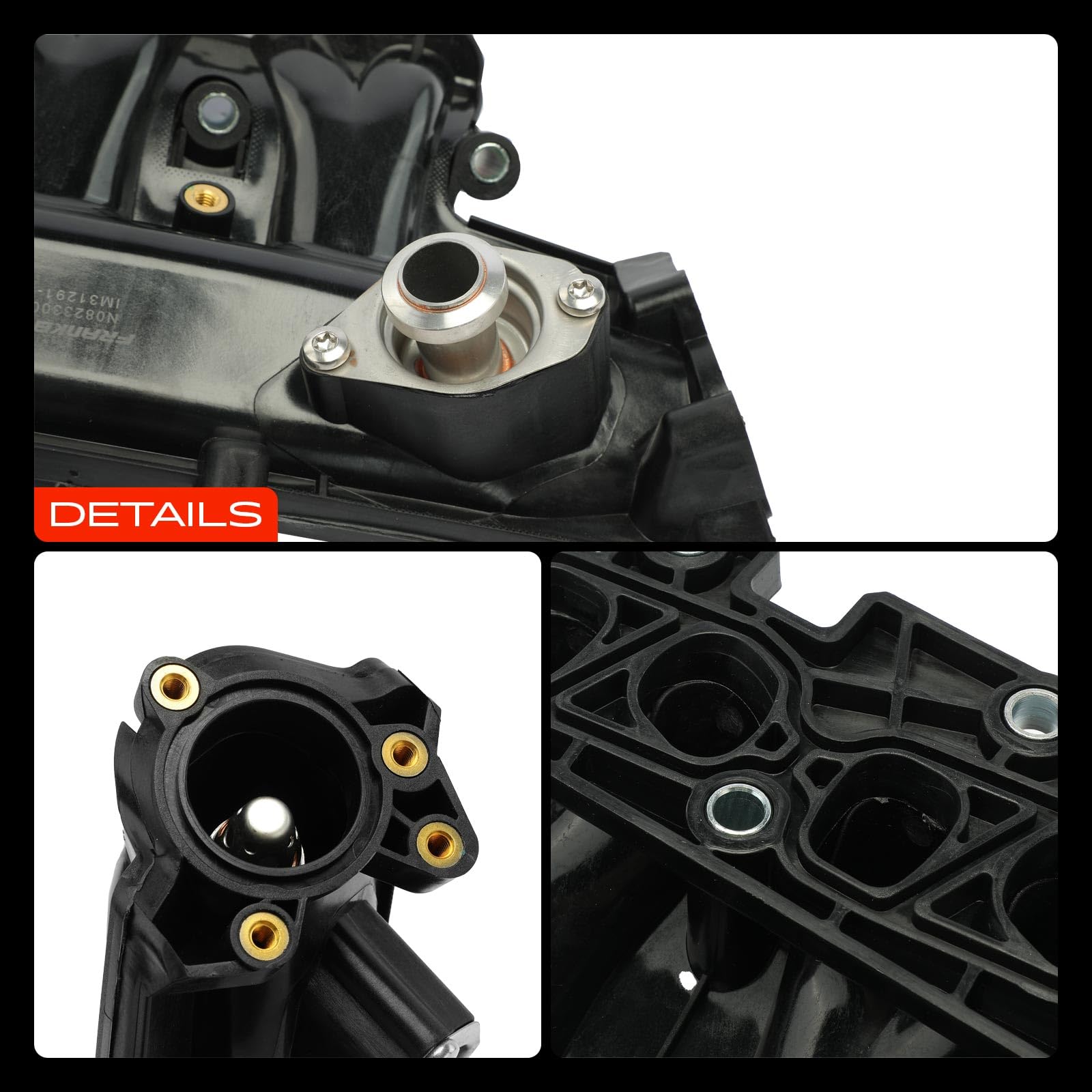 Frankberg Collettore di aspirazione Compatibile con Corsa D S07 1.3 CDTi Corsa C X01 1.3 CDTi Tigra Twintop X04 1.3 CDTi Agila (A) H00 1.3 CDTi Grande Punto 199 1.3 D MultiJet 55207034
