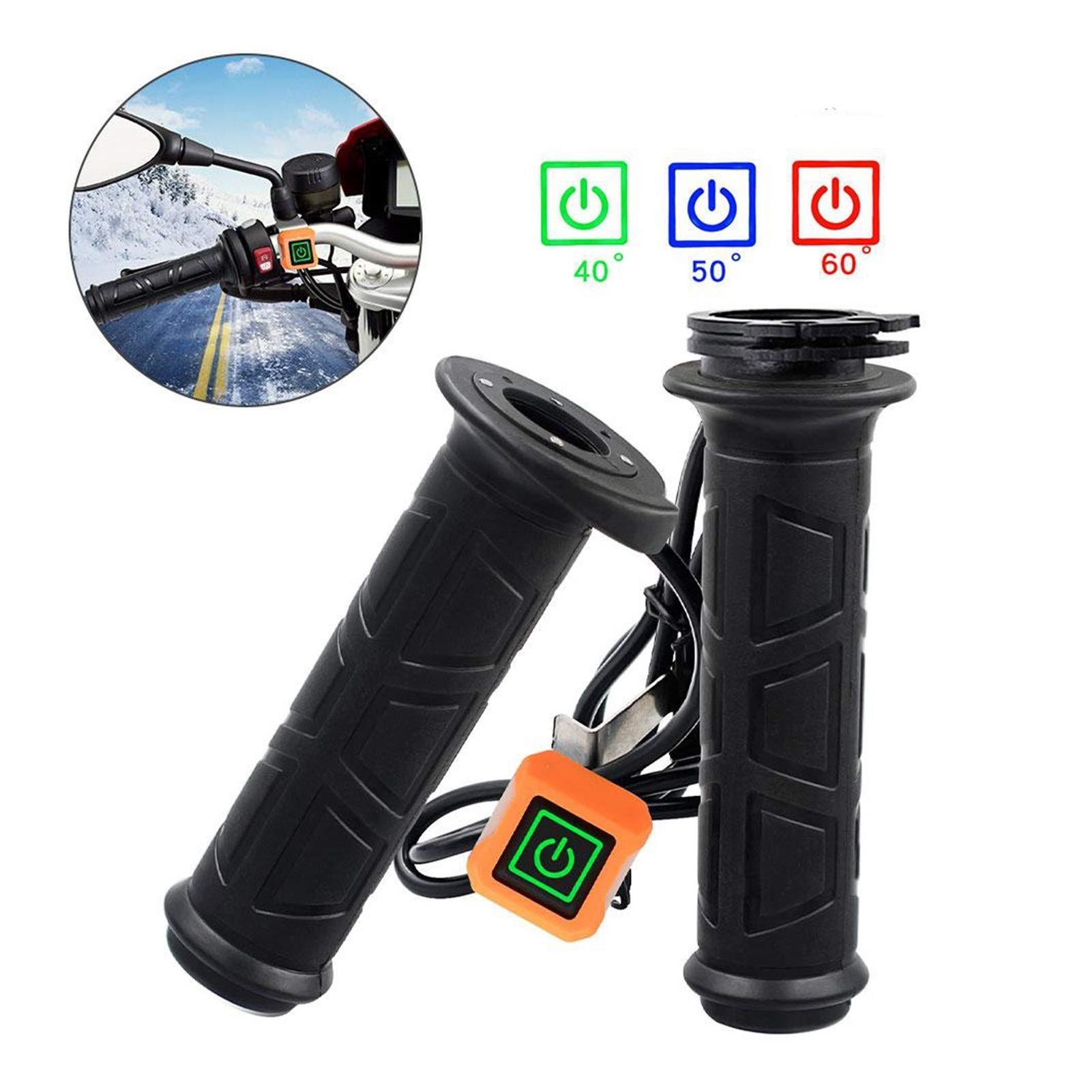 Moto Elettrico Riscaldante Riscaldamento Manubrio Riscaldato Impugnatura A Impugnature Riscaldati Scaldatore Riscaldamento Moto Maniglia con Impugnature Riscaldate Grips Handlebar