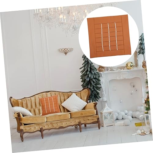 Miniatura 5 de Funda de almohada de cuerda de cuero, funda de almohada de piel sintética, almohadas decorativas para coche, fundas de almohada de granja, cojines