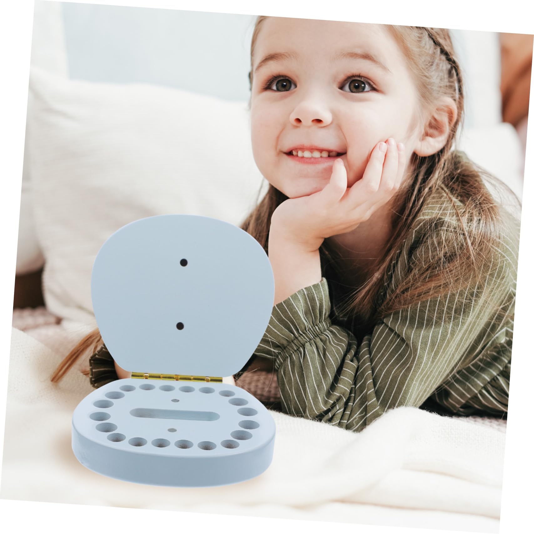 Caja de Madera para Dientes de Leche de Niños, Recuerdo | 1 Juego, Cierre Fácil de Abrir y Cerrar, Resistente al Desgaste, para Guardar Piezas Infantiles