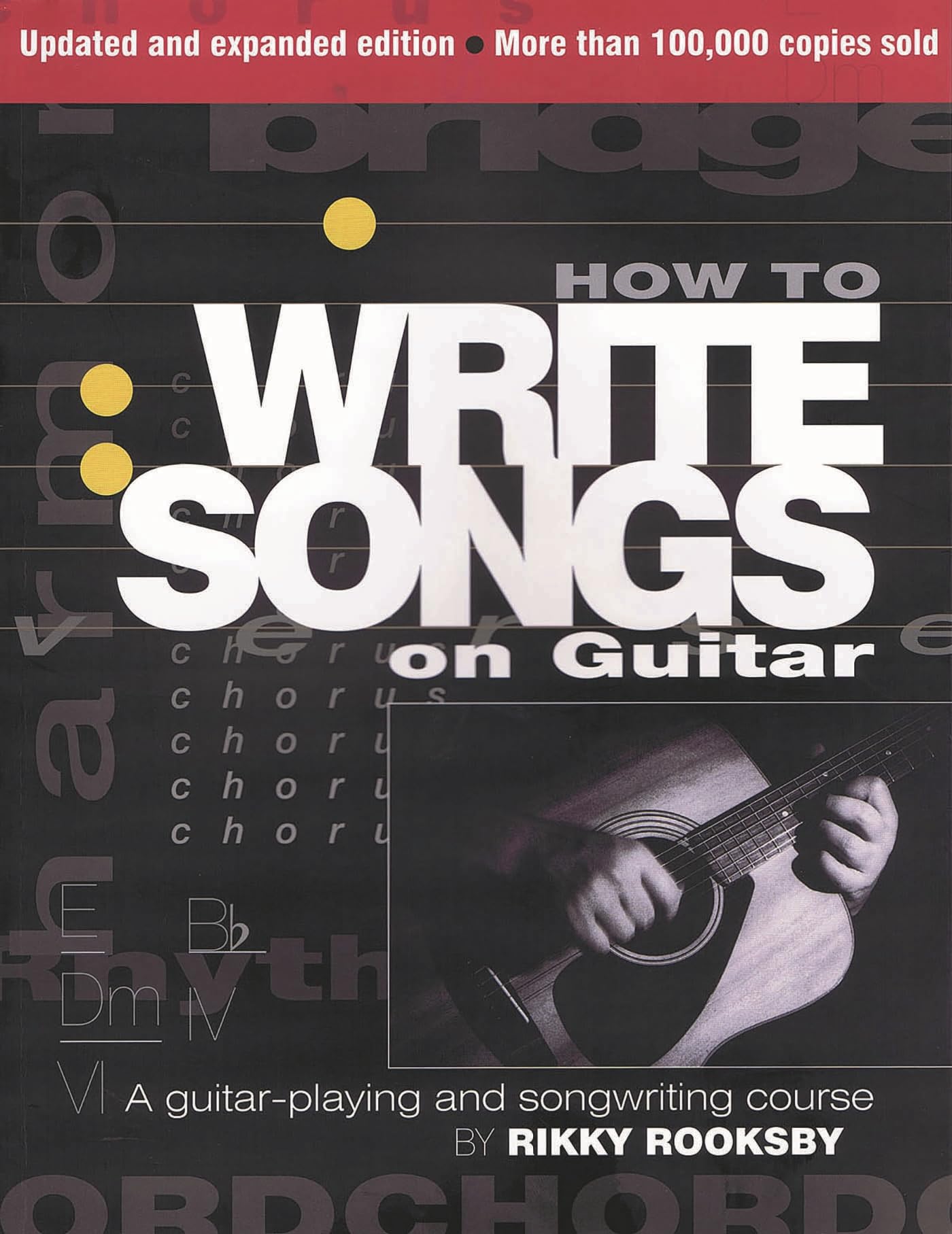 How to Write Songs on Guitar by Rikky Rooksby (Paperback Book)